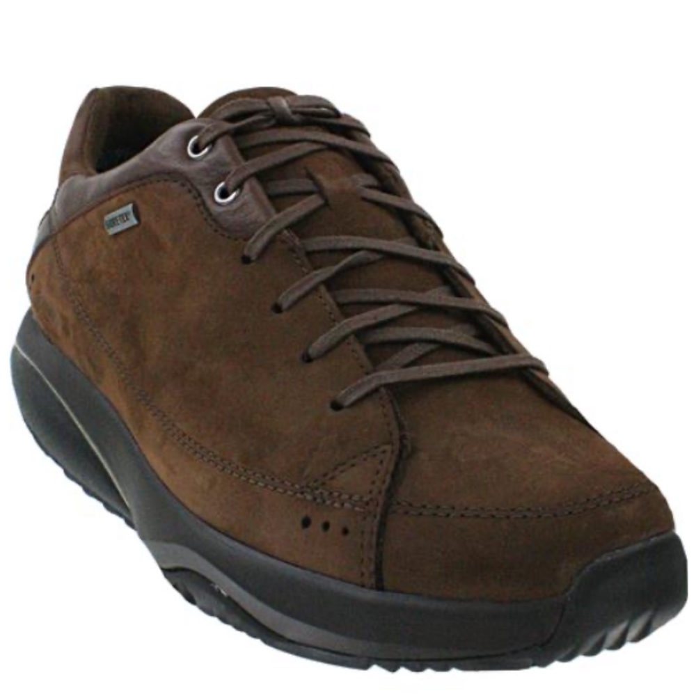 MBT Brown Leather Vizuri GTX Casual Shoes